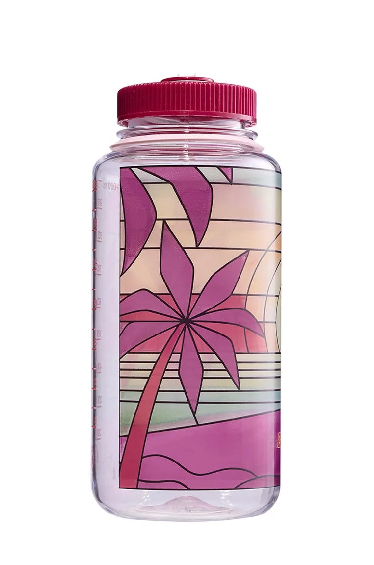 32oz Wide Mouth Stained Glass Print Bottles