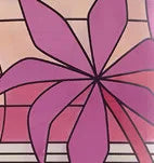 32oz Wide Mouth Stained Glass Print Bottles