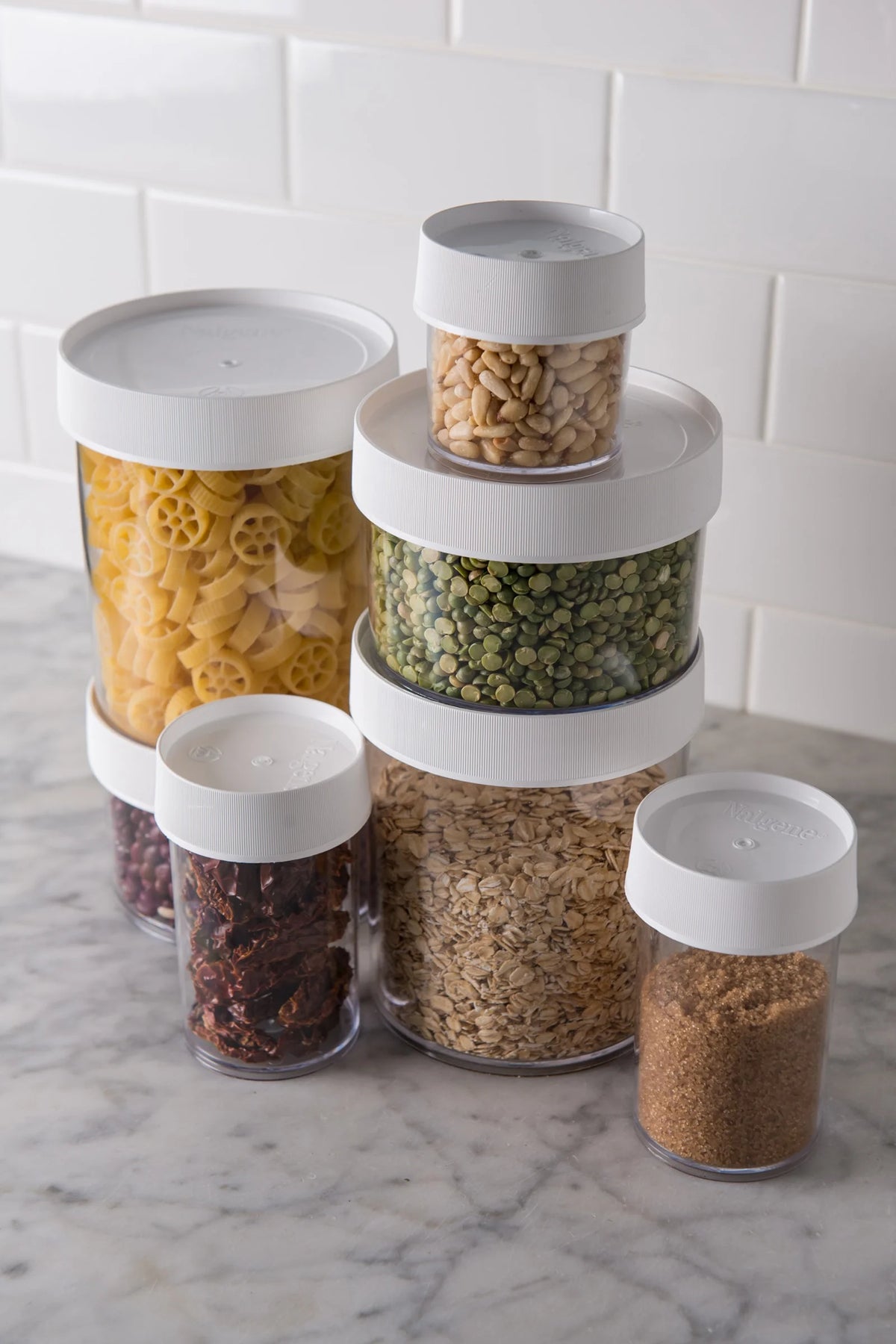 4oz Nalgene Stackable Storage Jars - Available in 4 sizes