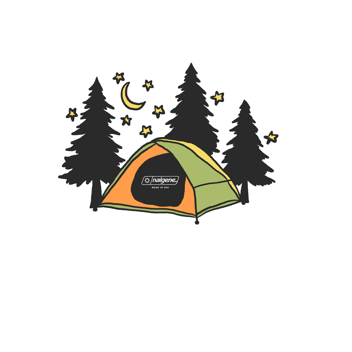 Back Country Nights Sticker