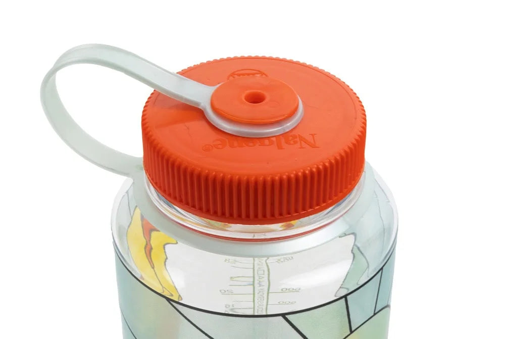 32oz Wide Mouth Stained Glass Print Bottles
