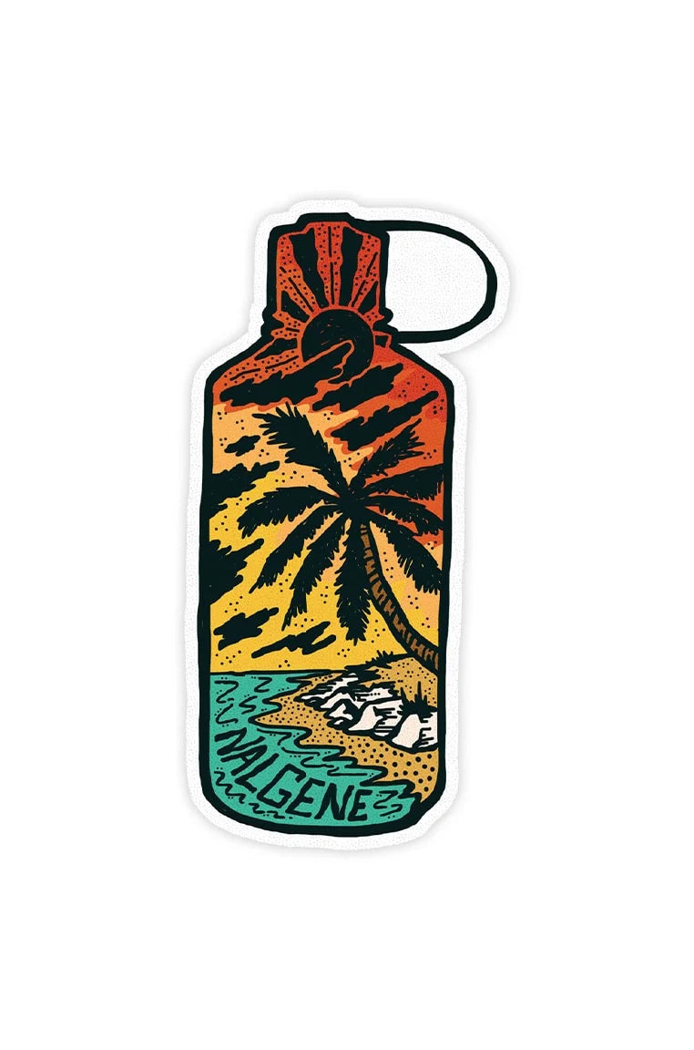 Tropical Narrow Mouth Sticker